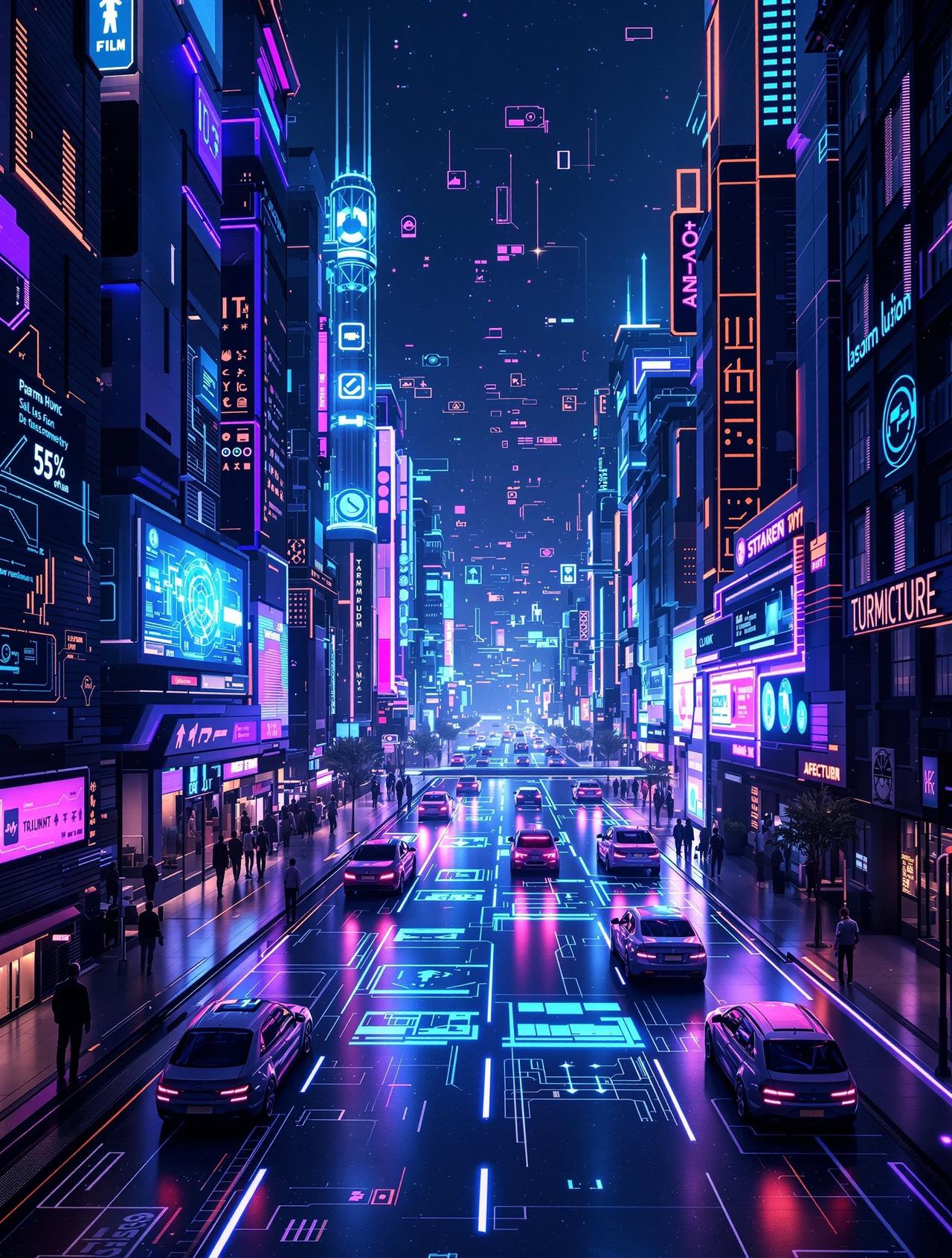 91日韩作品《未来城市》海报